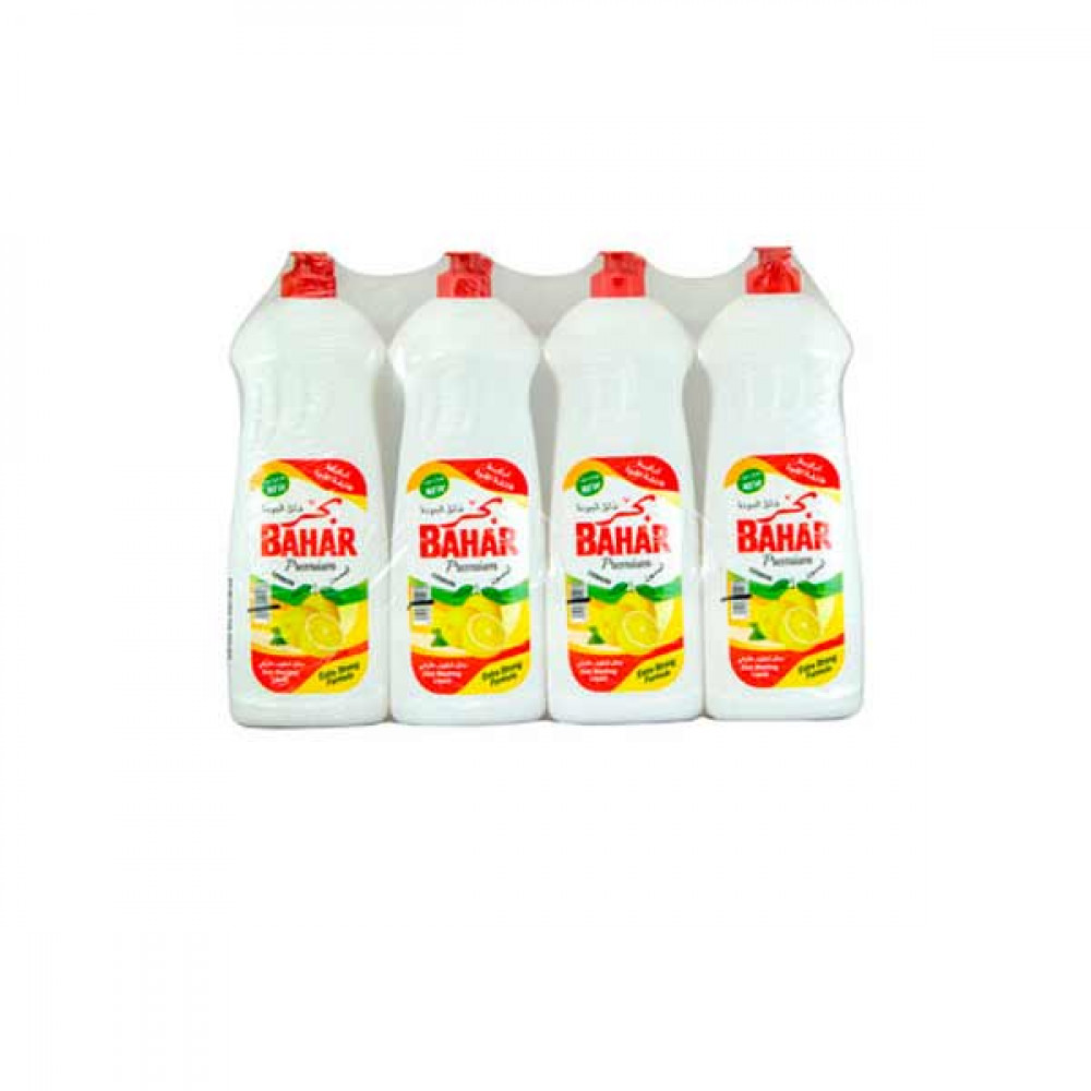 Bahar Premium Dish Wash Liquid Lemon 400ml 4s 